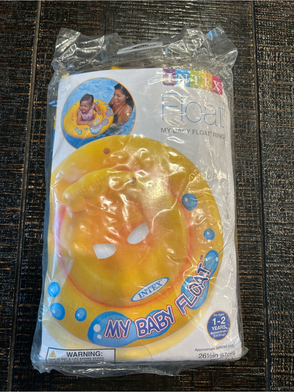 Intex My Baby Float Ring NWT